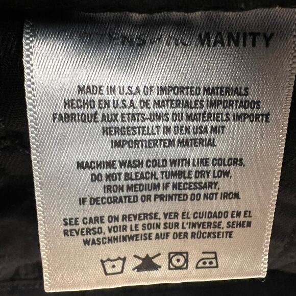 Citizens of Humanity Olivia High Rise Slim Lace Up Ankle Jeans Black Size 29 - Picture 10 of 14